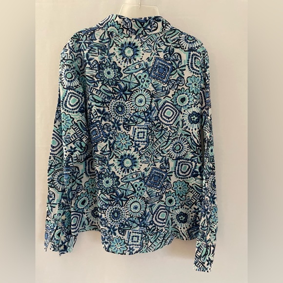 HIHO LINEN BOTTOM DOWN SHIRT, BEAUTIFUL. - Picture 4 of 4